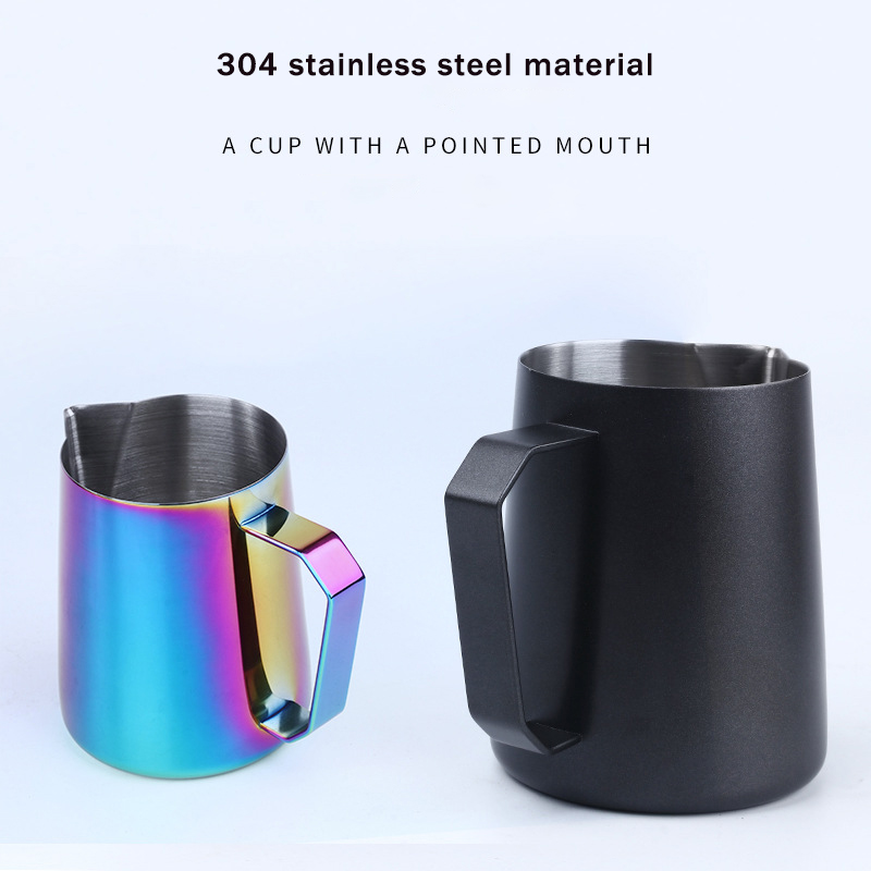 Milk Steaming Pitcher - 304 Stainless Steel Tip Milk Foam
