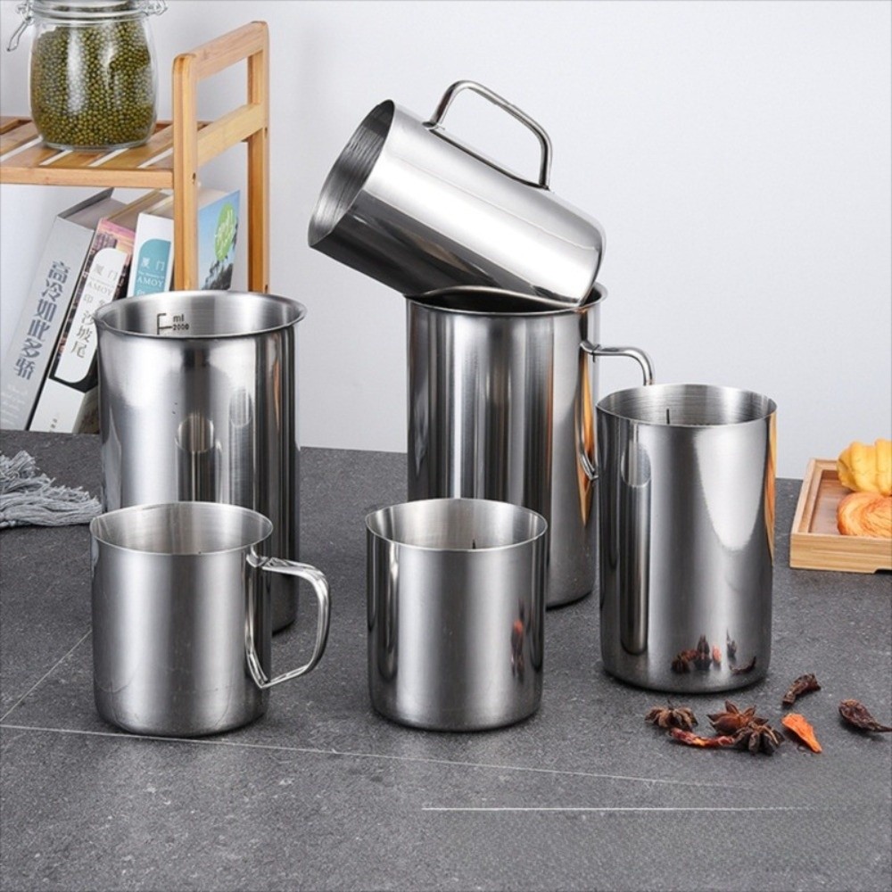 Milk Steaming Pitcher - New Stainless Steel Laboratory Beaker Scale