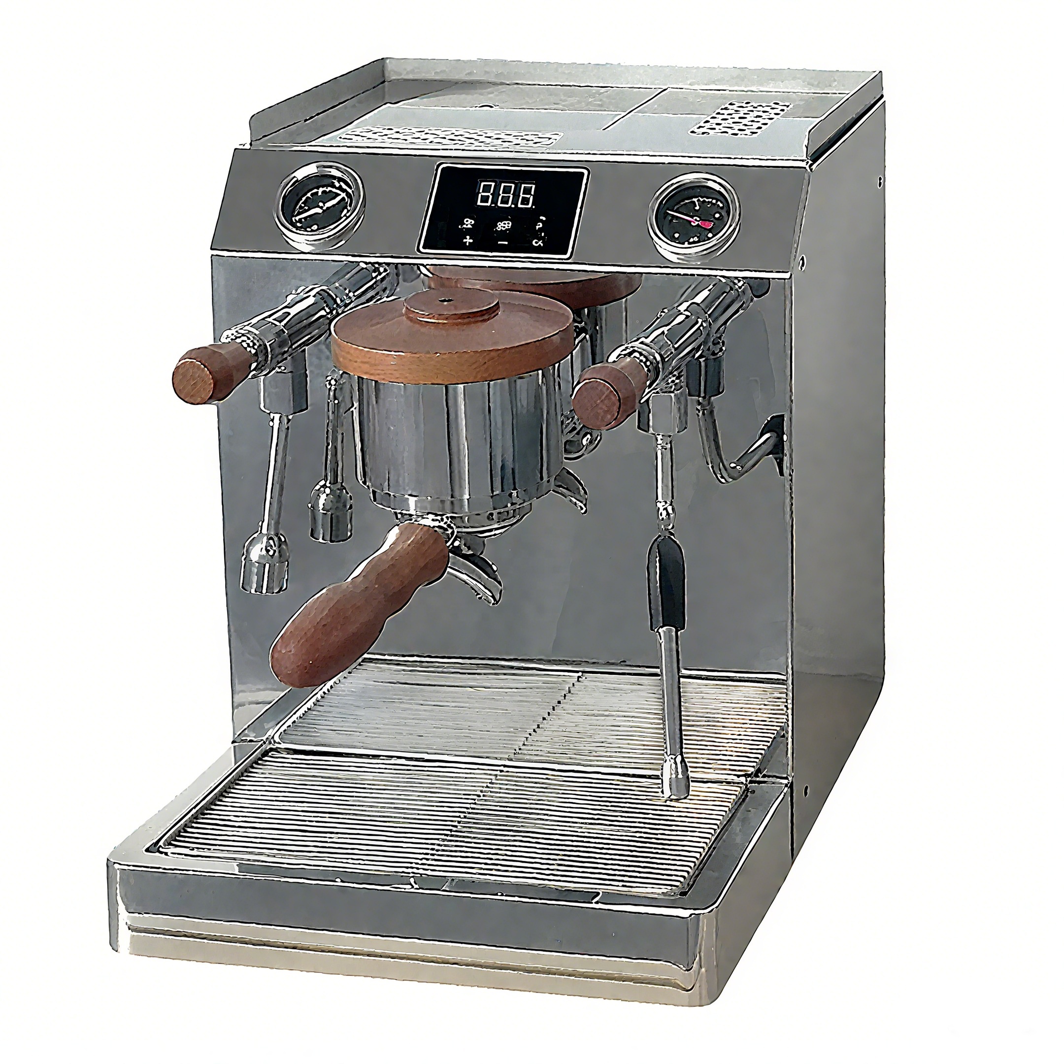 Coffee Equipment For Espresso Machine - Dual Stainless Steel Boiler Expresso Coffee