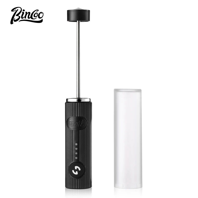 Milk Steaming Pitcher - Bincoo UPGRADED Electric Coffee Frother/MILK Whisk+Egg