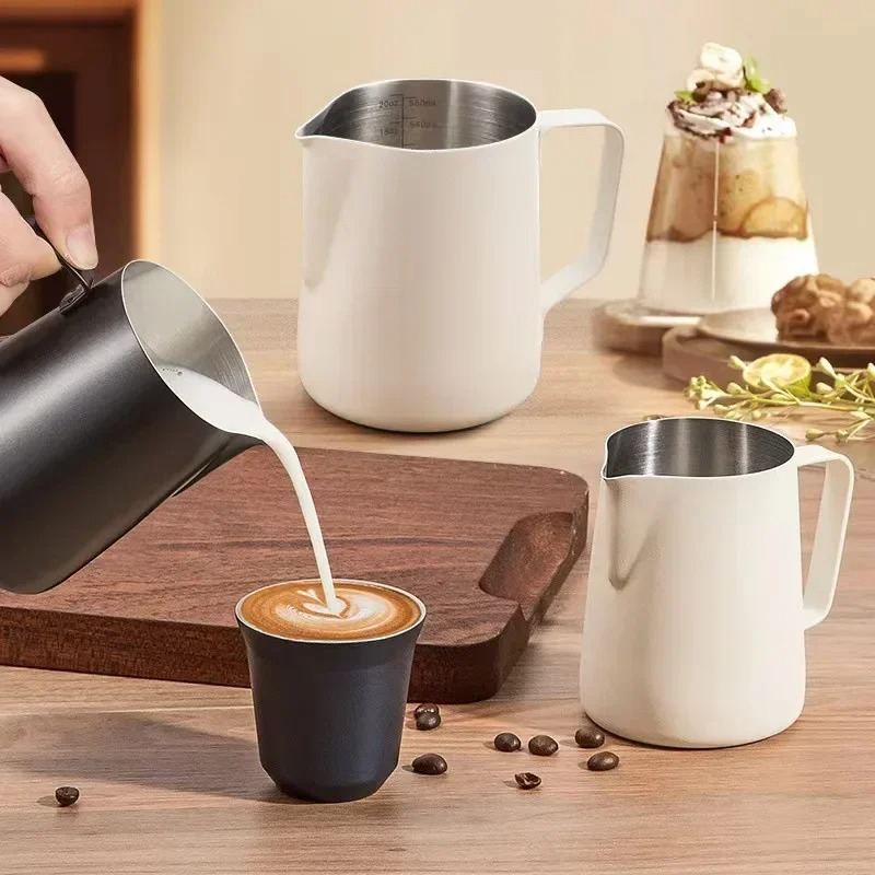 Milk Steaming Pitcher - Coffee Milk Frothing Pitcher Jug 350/600ML