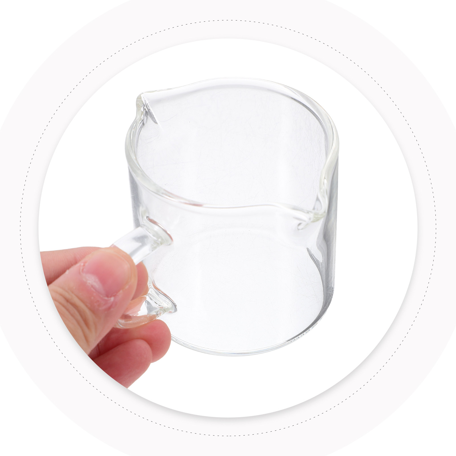Thickened Glass Mini Pitcher D - Milk Steaming Pitcher 评论和价格