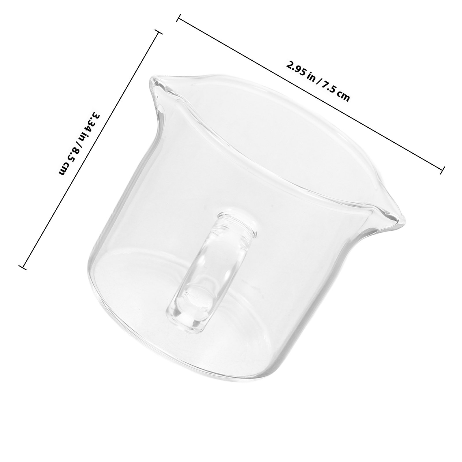 Thickened Glass Mini Pitcher D - Milk Steaming Pitcher 评论和价格