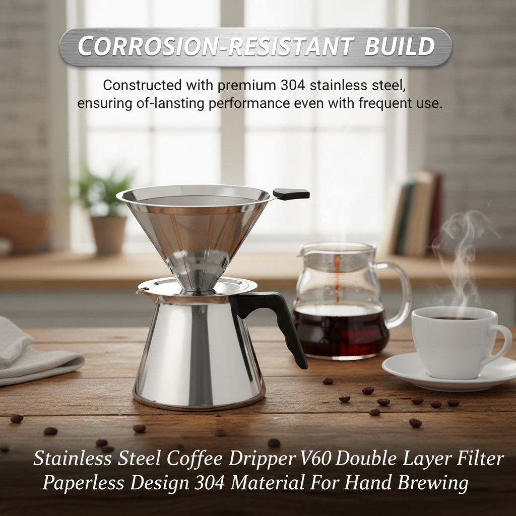 V60 Stainless Steel Coffee Fil - Coffee Equipment V60 评论和价格