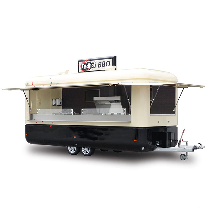BBQ Concession Trailer Fully E - Coffee Equipment For Coffee Shop 评论和价格