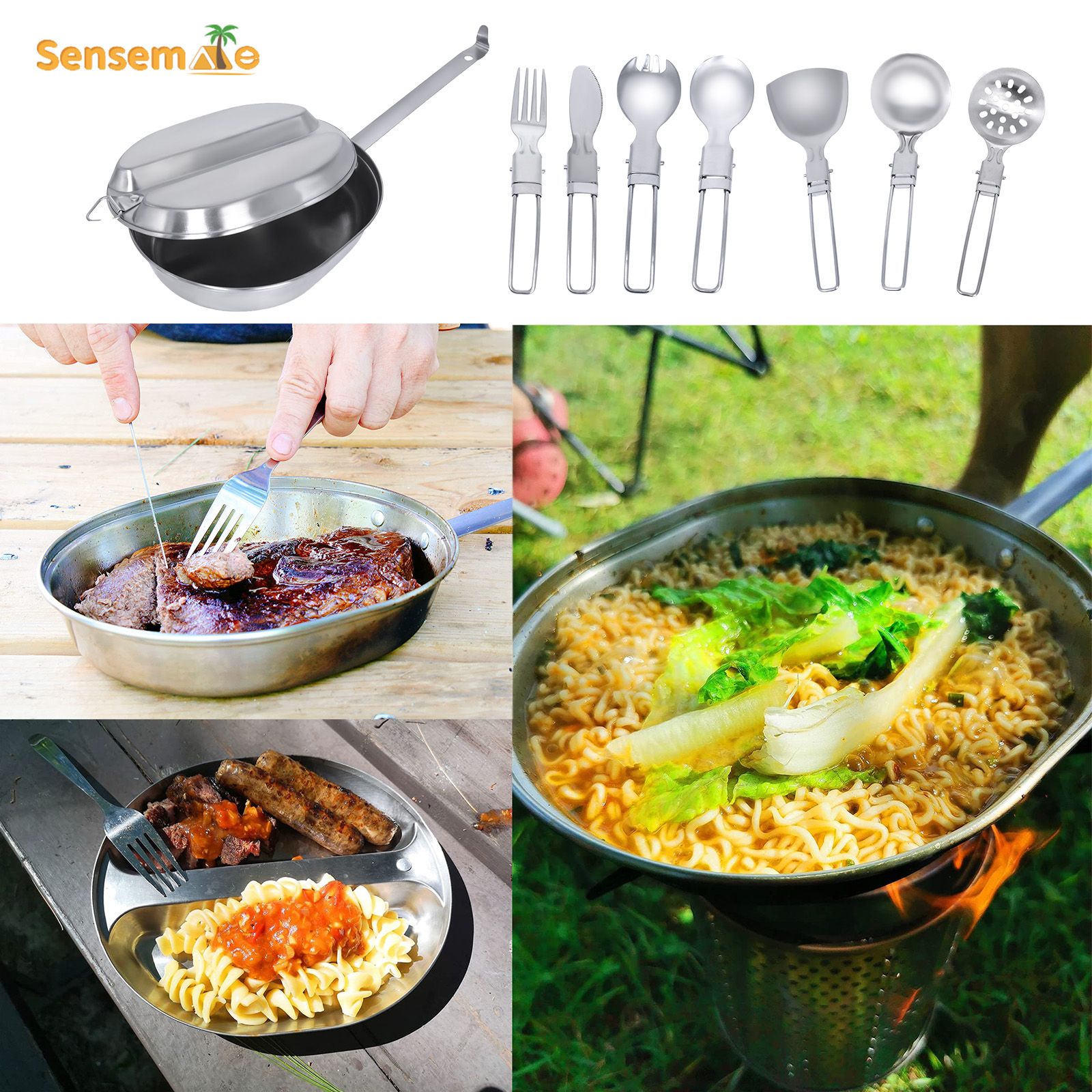 Glamping Camping Cookware Set  - Coffee Equipment Gift Set 评论和价格
