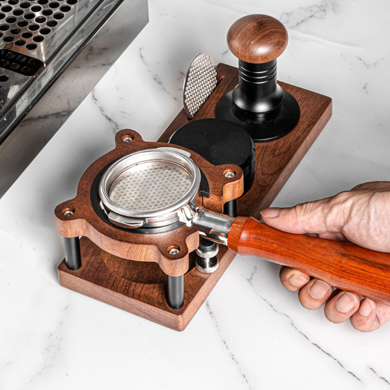 JUSTINLAU 51/53/54/58mm Wood C - Coffee Equipment Organizer 评论和价格