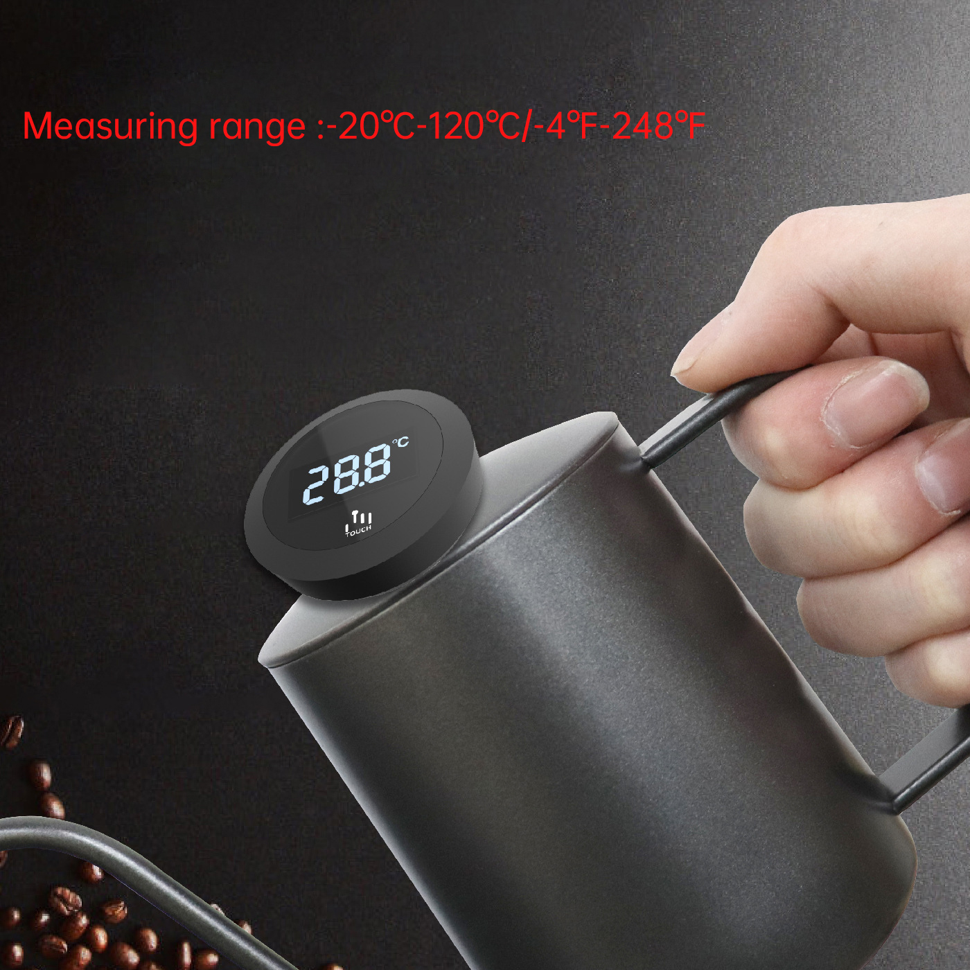 0 to100℃ Touch screen Dial The - Milk Steaming Pitcher 评论和价格