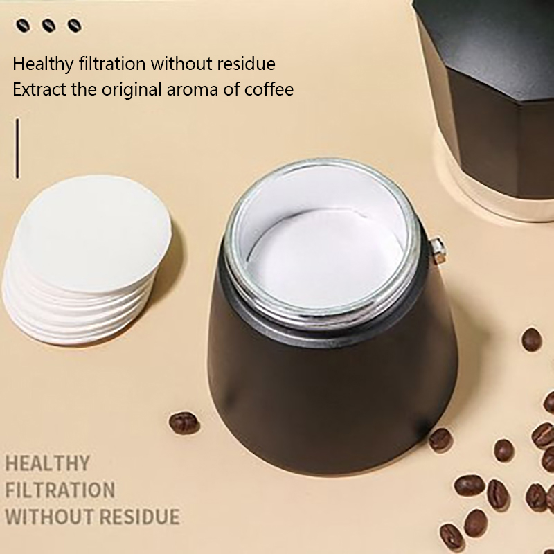 100Pcs Round Coffee Filter Pap - Coffee Equipment V60 评论和价格