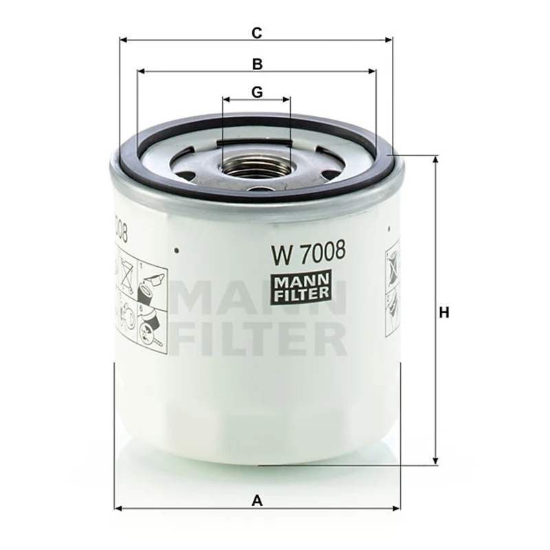 MANNFILTER W7008/W7150 Oil Fil - Coffee Equipment V60 评论和价格