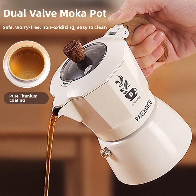 Home Use Titanium Coated Doubl - Coffee Equipment Gift Set 评论和价格