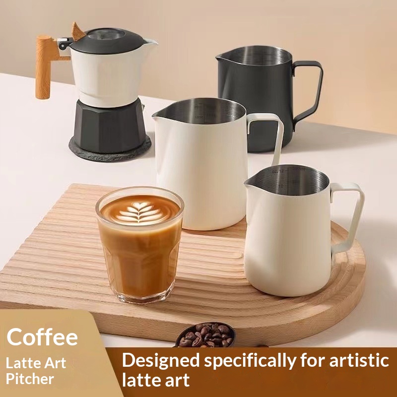 Coffee Milk Frothing Pitcher J - Milk Steaming Pitcher 评论和价格