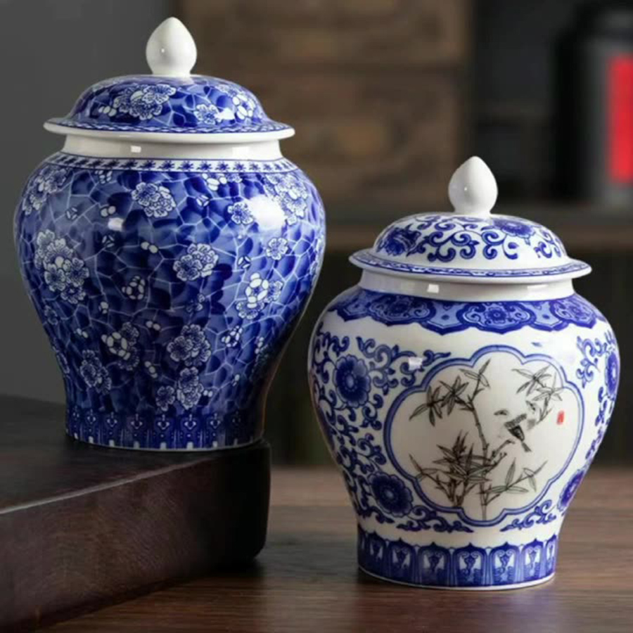Blue and White Porcelain Tea C - Coffee Equipment Organizer 评论和价格