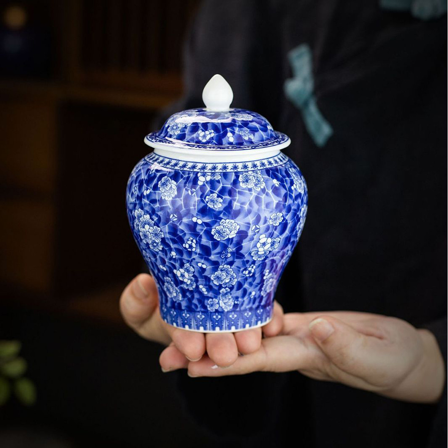 Blue and White Porcelain Tea C - Coffee Equipment Organizer 评论和价格