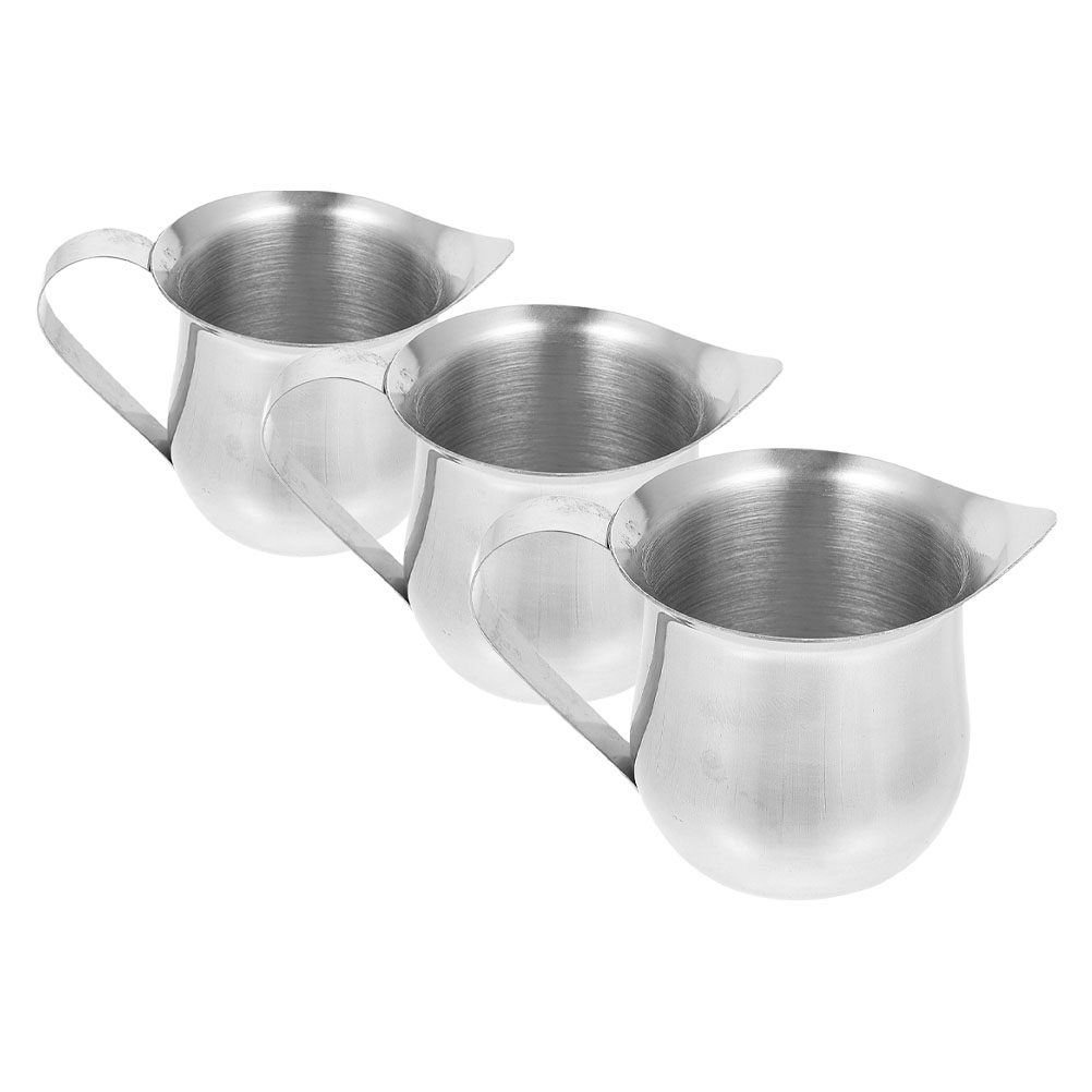 3Pcs Stainless Steel Espresso  - Milk Steaming Pitcher 评论和价格