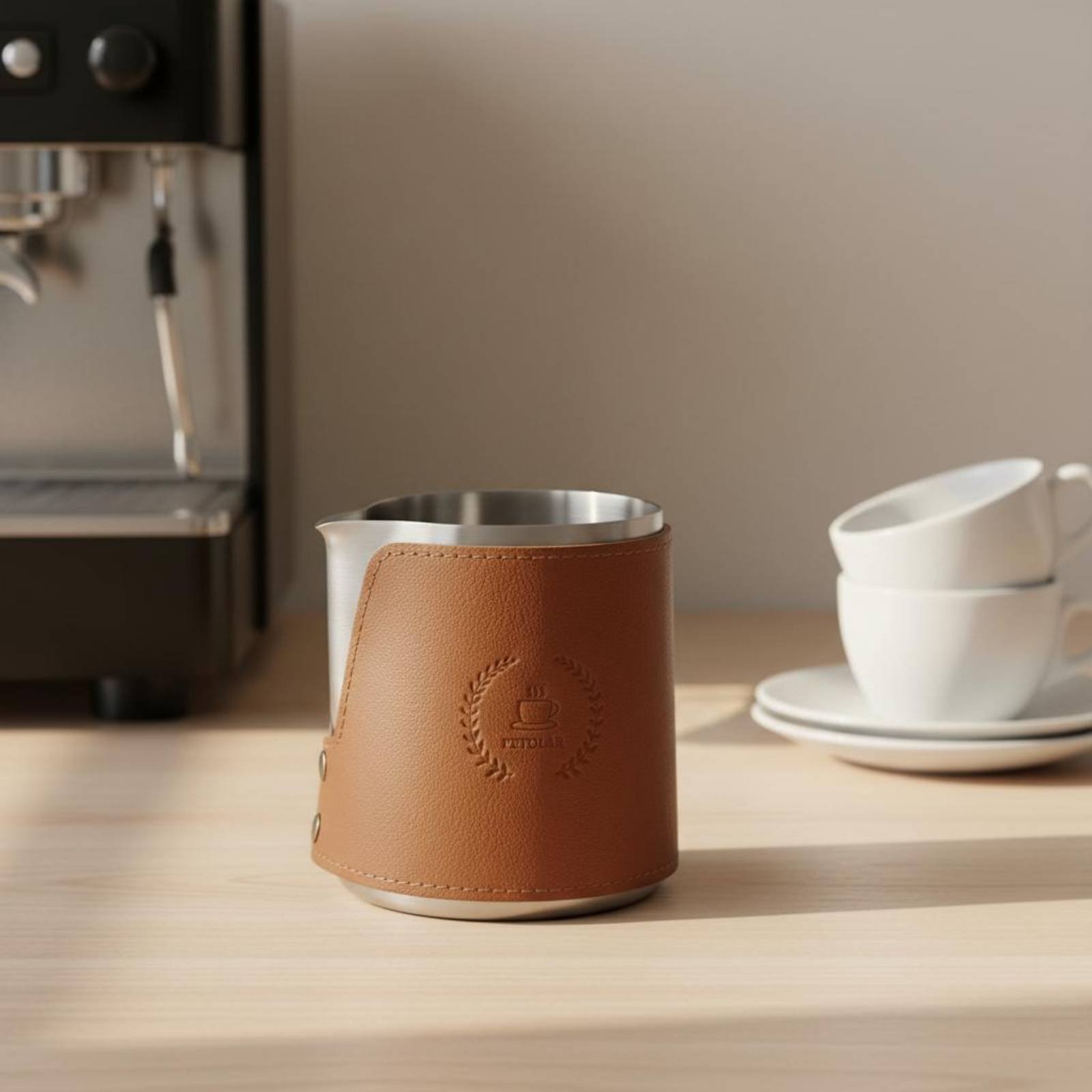 Latte Art Pitcher Heat Resista - Milk Steaming Pitcher 评论和价格