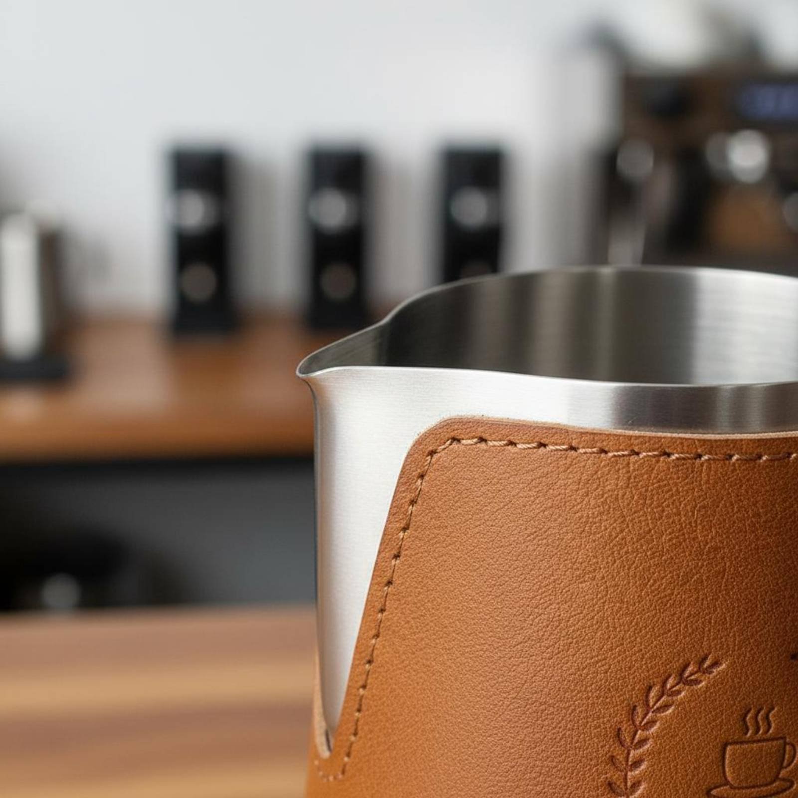 Latte Art Pitcher Heat Resista - Milk Steaming Pitcher 评论和价格